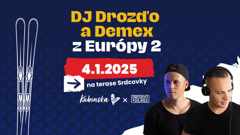 Elektronická hudba s DJ Drozdo a Demex